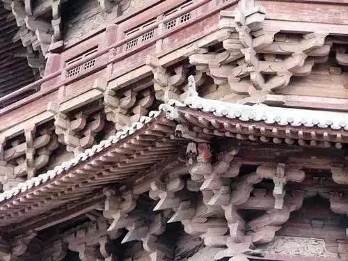 应县木塔斗拱实物